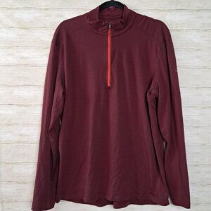 Icebreaker Bodyfit 200 Merino Wool 1/4 Zip Base Layer Top w/ FLAW*